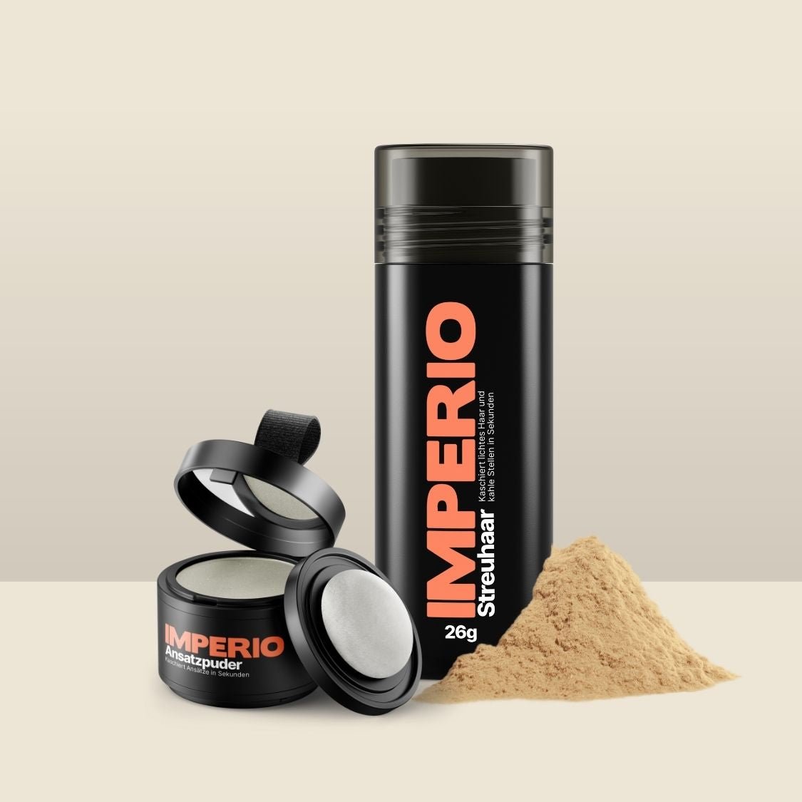 Ansatzpuder & Streuhaar Kombi - Set - IMPERIO COSMETICS