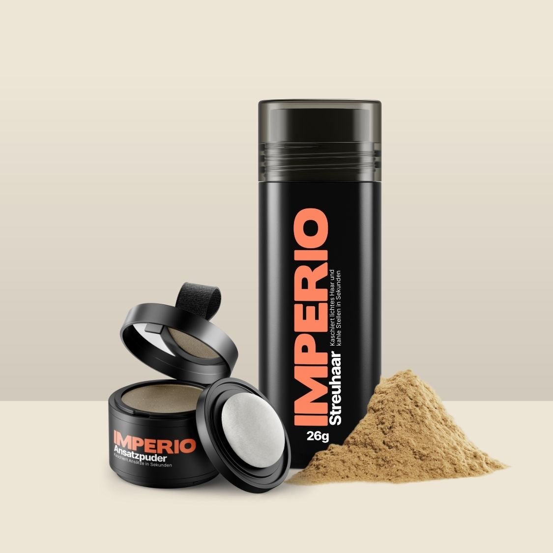 Ansatzpuder & Streuhaar Kombi - Set - IMPERIO COSMETICS