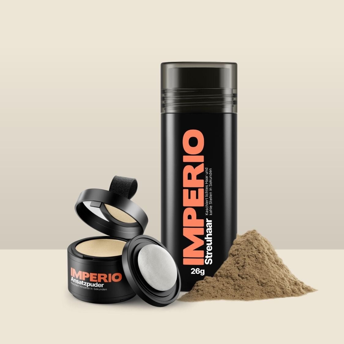 Ansatzpuder & Streuhaar Kombi - Set - IMPERIO COSMETICS