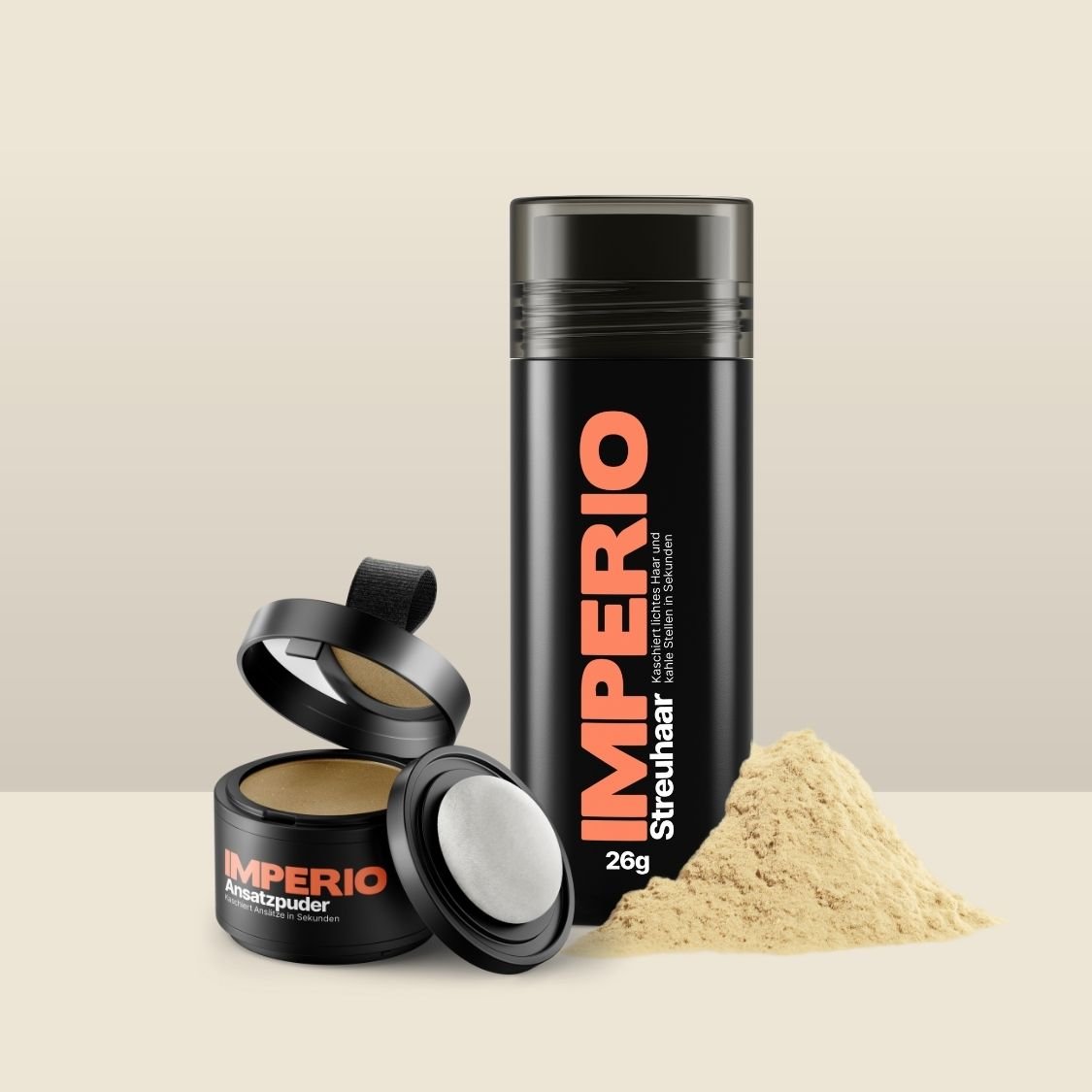 Ansatzpuder & Streuhaar Kombi - Set - IMPERIO COSMETICS
