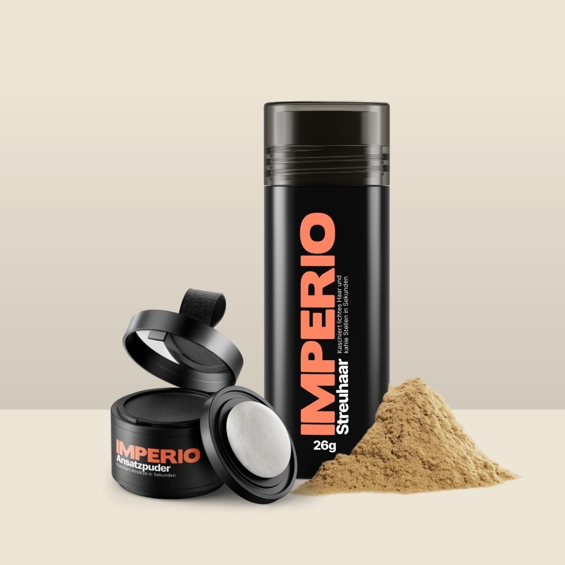 Ansatzpuder & Streuhaar Kombi - Set - IMPERIO COSMETICS
