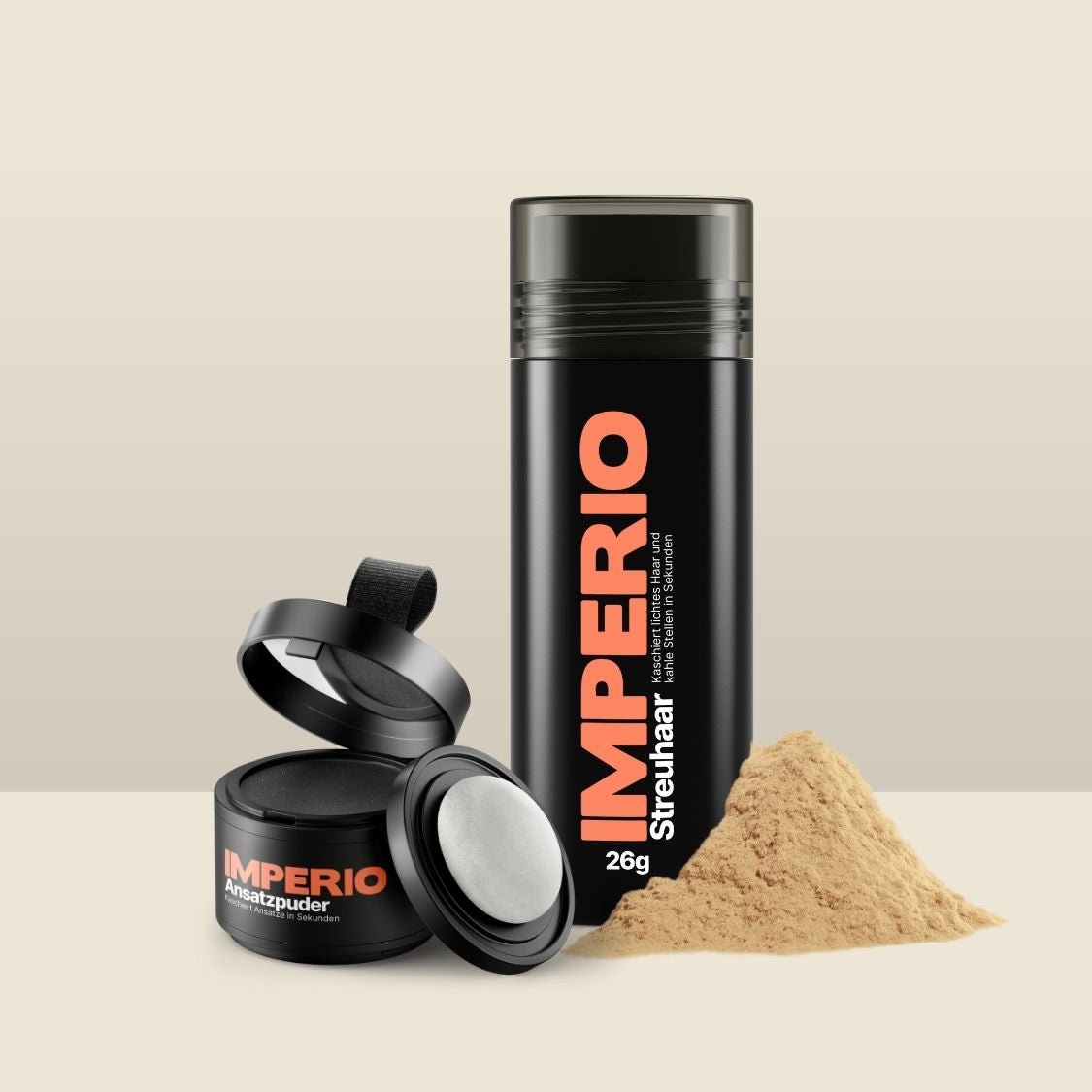 Ansatzpuder & Streuhaar Kombi - Set - IMPERIO COSMETICS