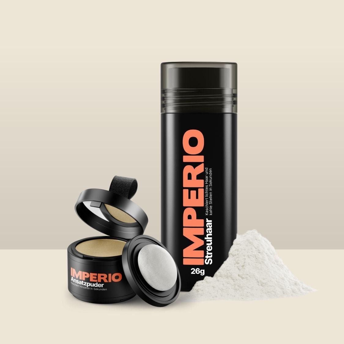 Ansatzpuder & Streuhaar Kombi - Set - IMPERIO COSMETICS