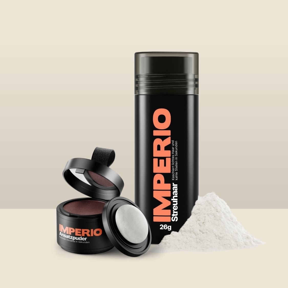 Ansatzpuder & Streuhaar Kombi - Set - IMPERIO COSMETICS