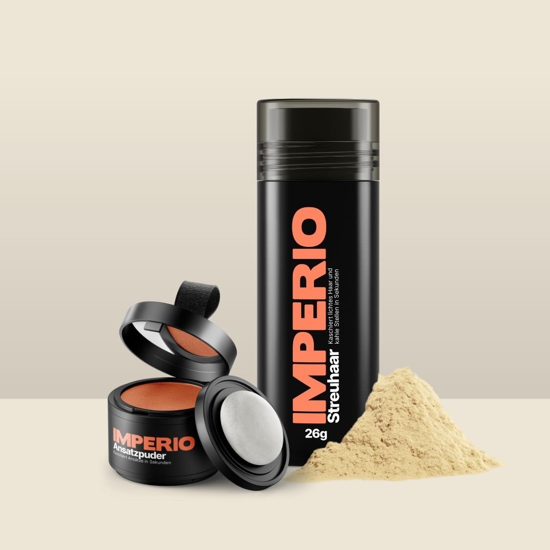 Ansatzpuder & Streuhaar Kombi - Set - IMPERIO COSMETICS