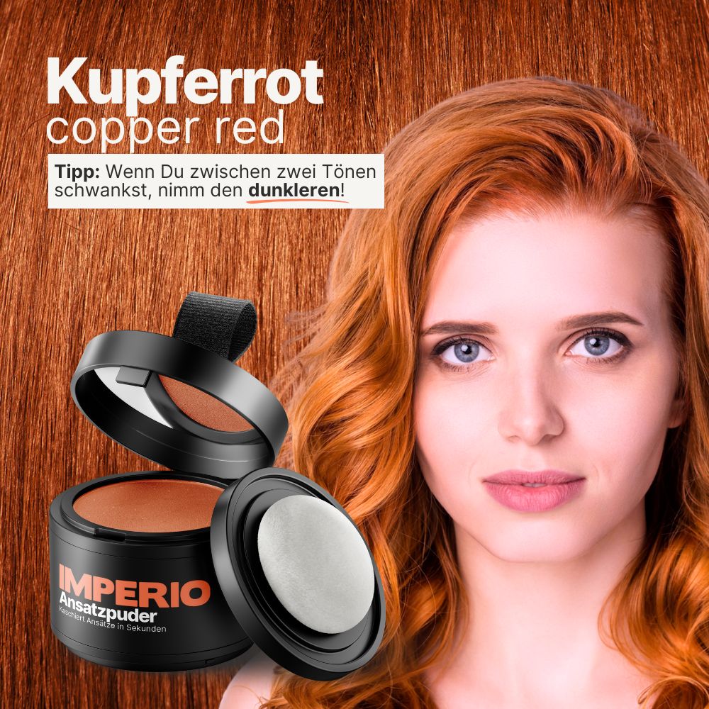 Ansatzpuder von IMPERIO® | Wasserfeste Qualität - IMPERIO COSMETICS