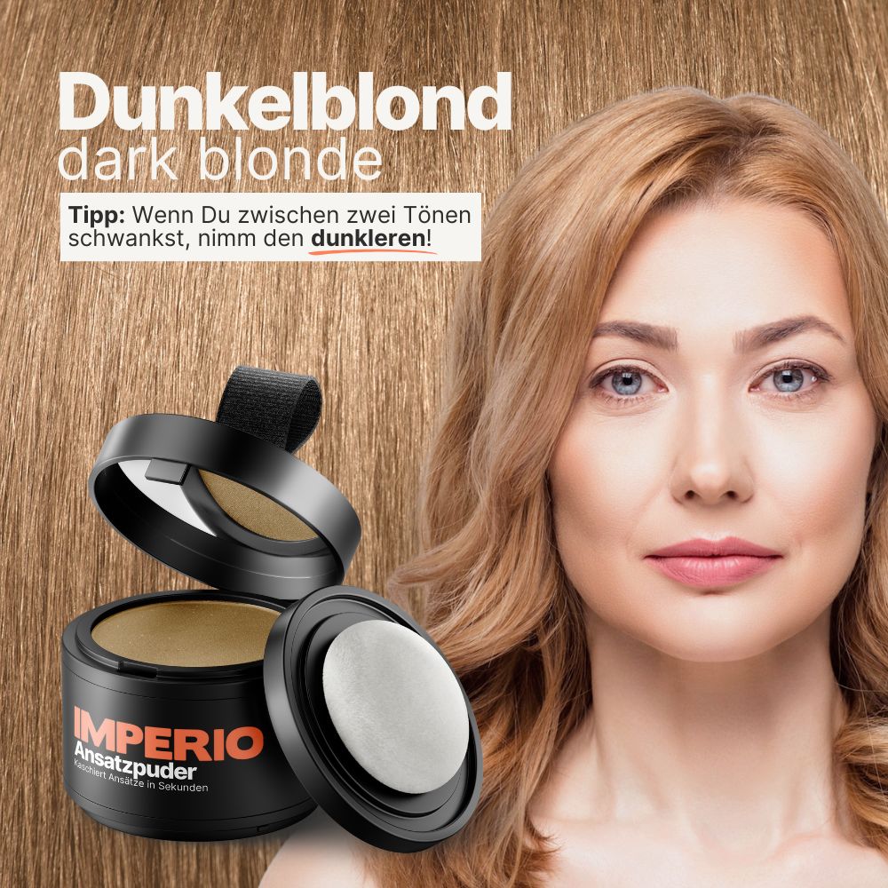 Ansatzpuder von IMPERIO® | Wasserfeste Qualität - IMPERIO COSMETICS