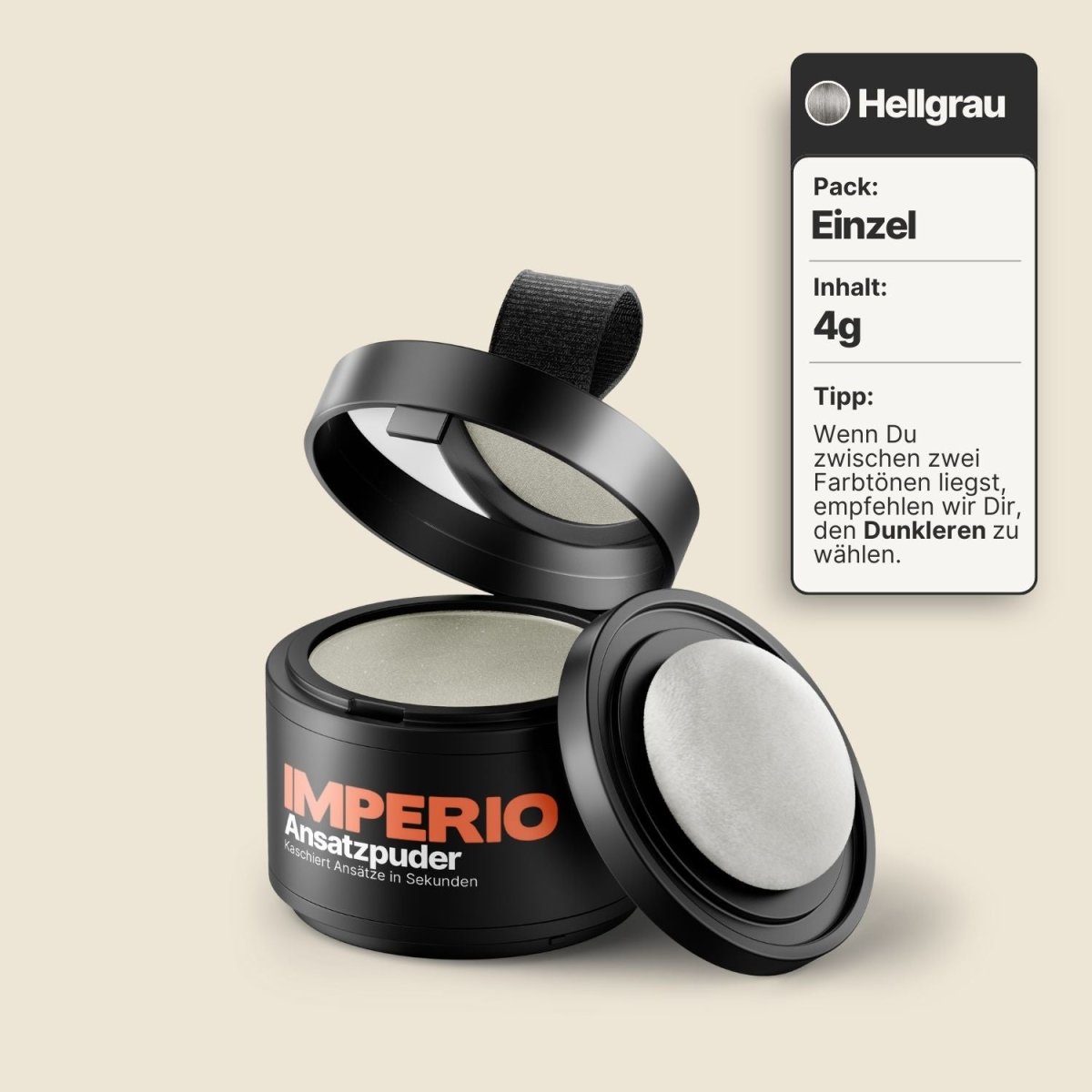 Ansatzpuder von IMPERIO® | Wasserfeste Qualität - IMPERIO COSMETICS