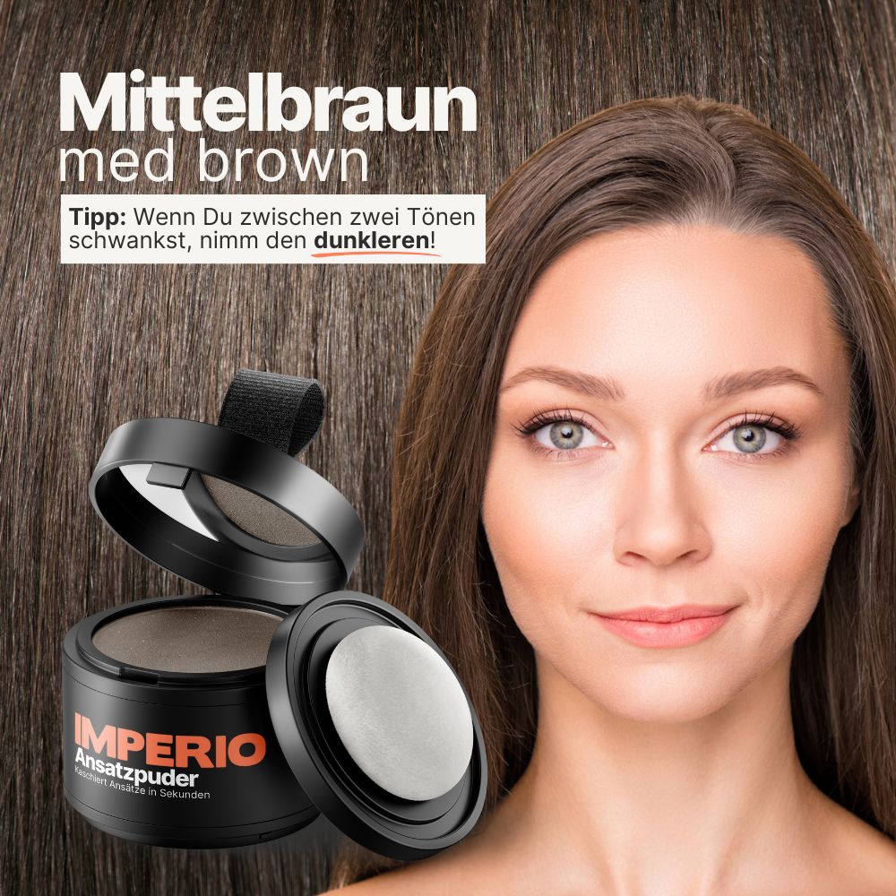 Ansatzpuder von IMPERIO® | Wasserfeste Qualität - IMPERIO COSMETICS