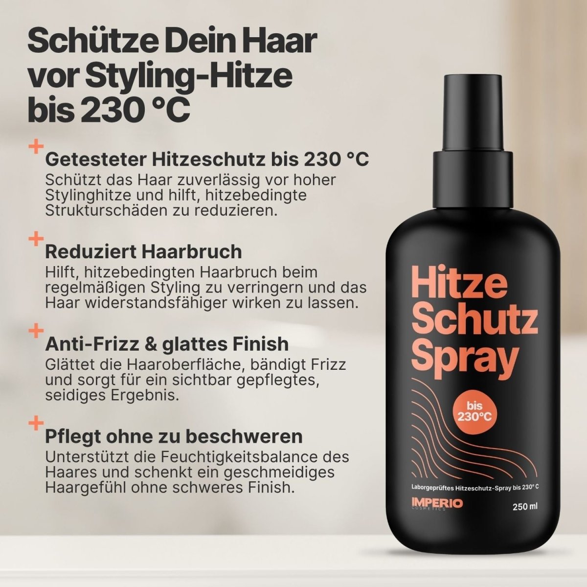 Hitzeschutz Spray von IMPERIO® - IMPERIO COSMETICS