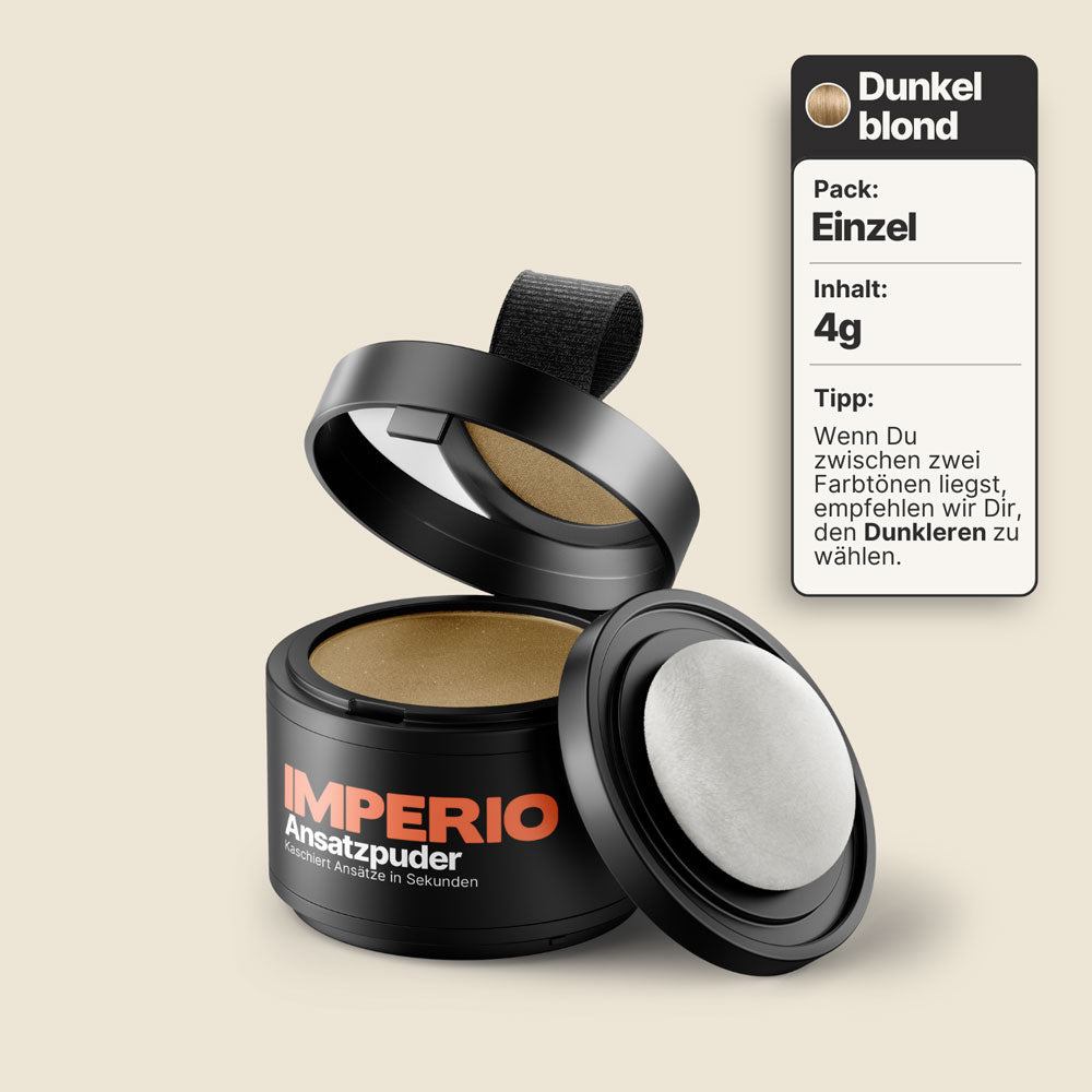 ansatzpuder dose dunkelblond