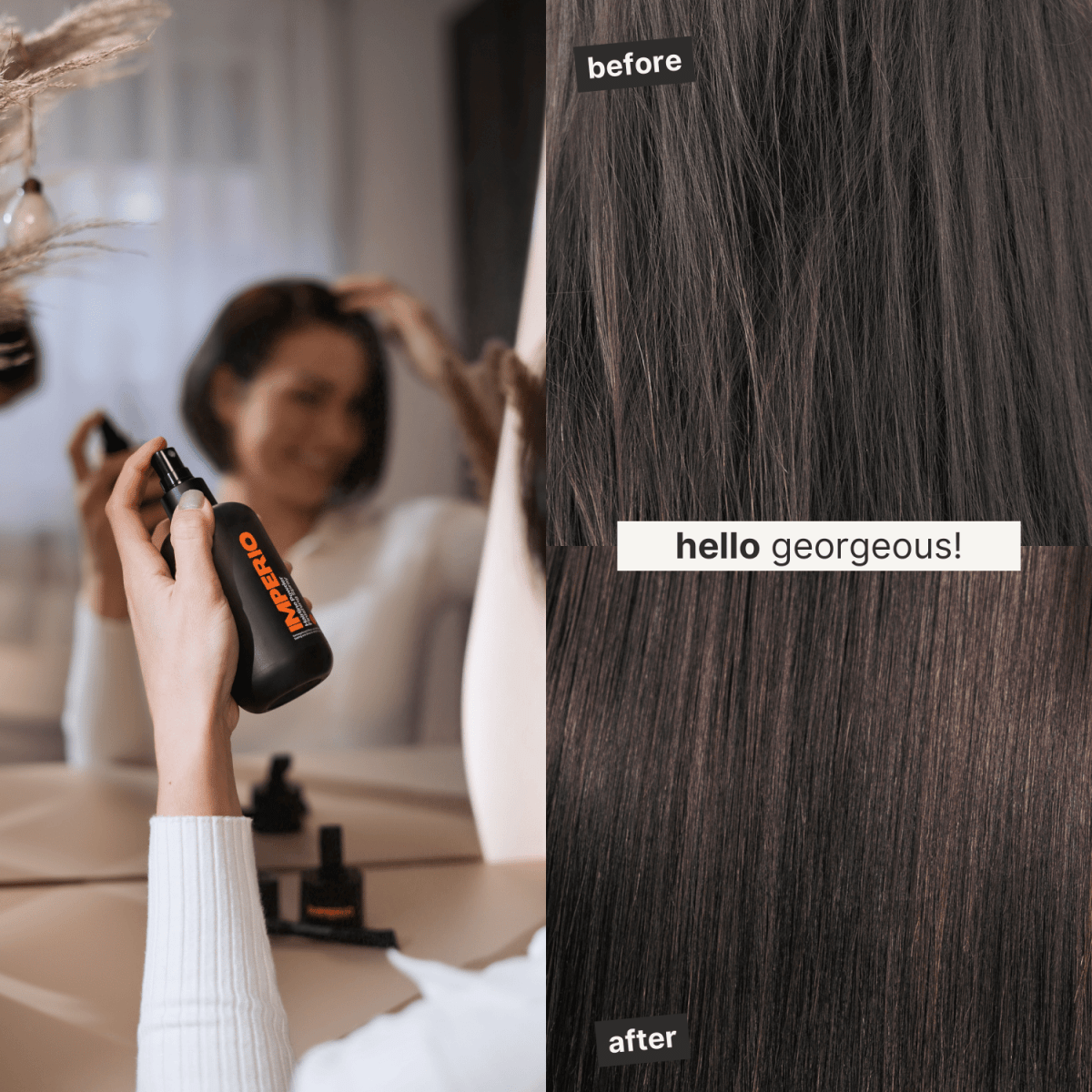 ansatzpuder finishing spray vorher nachher