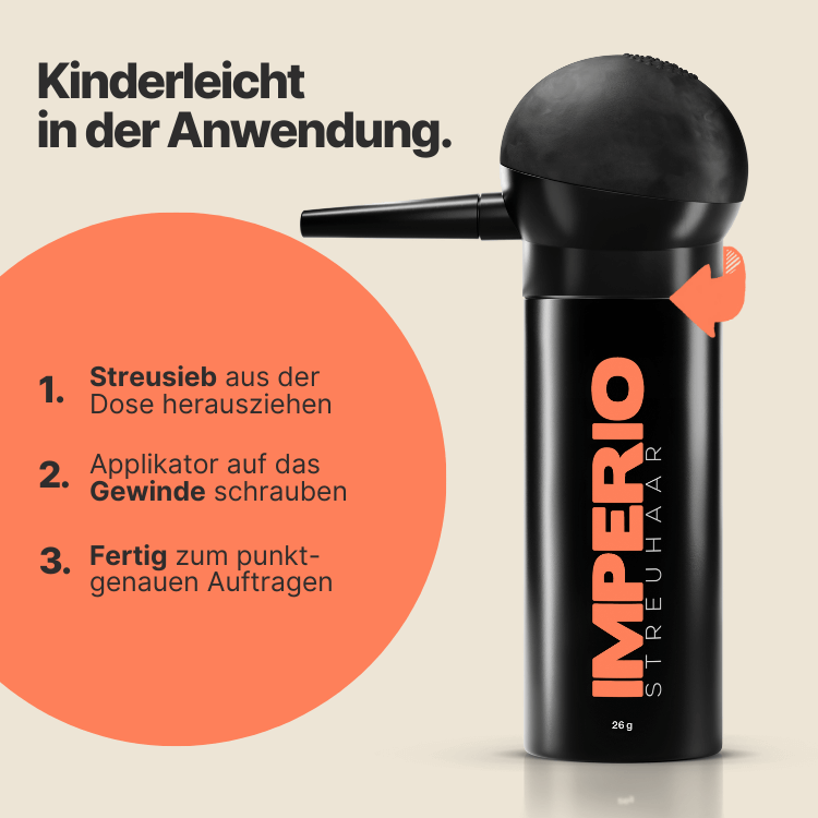streuhaar applikator anwendung