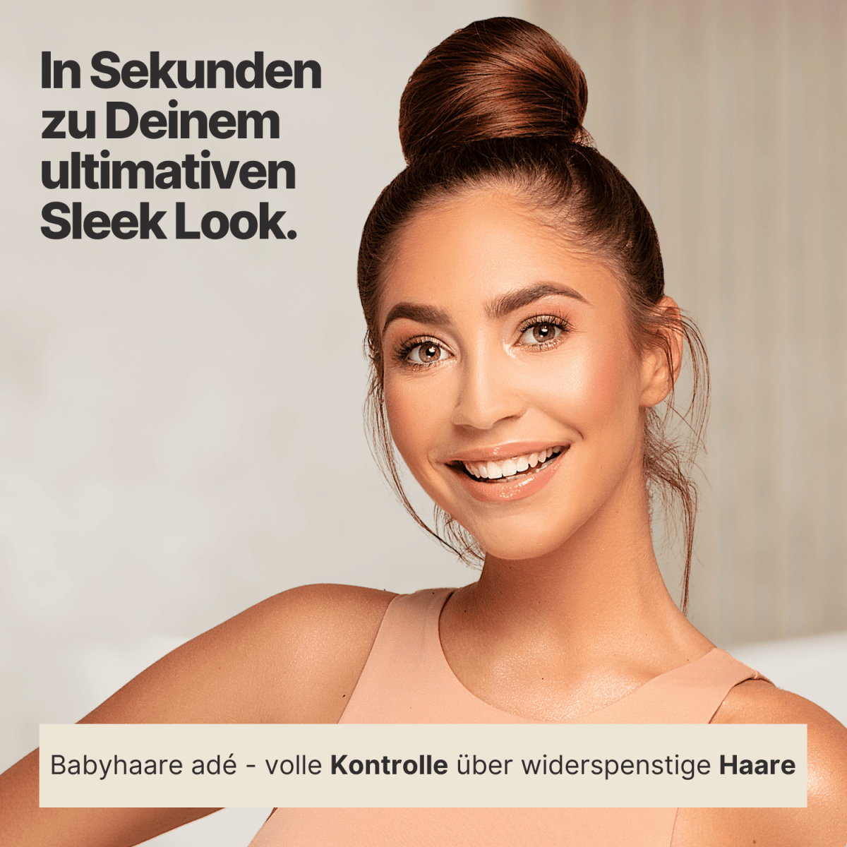 baby hair stick sleek look