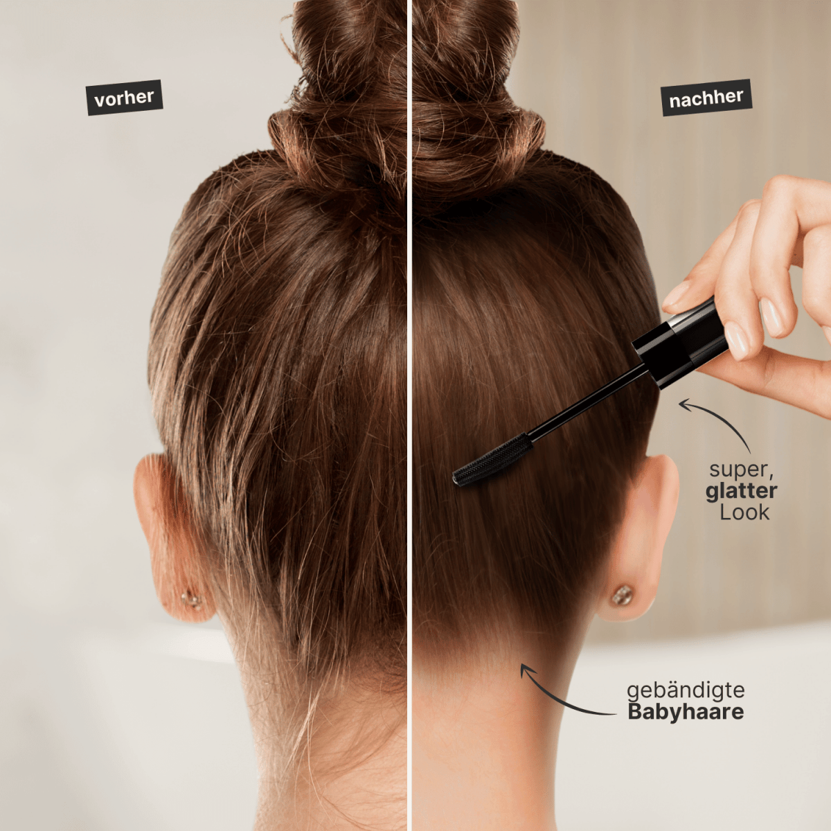 baby hair stick vorher nachher