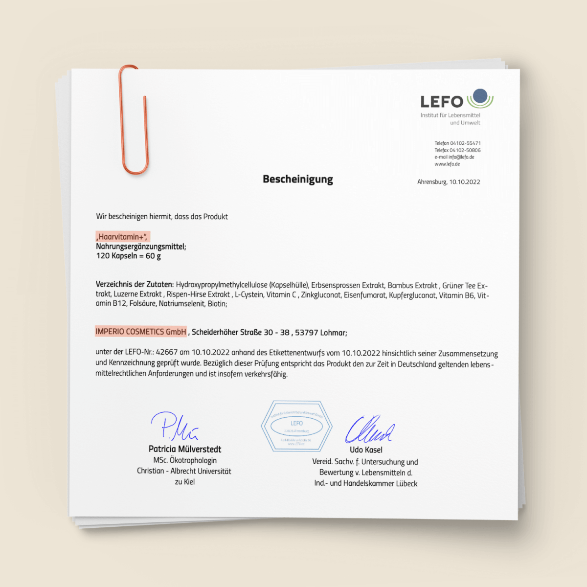 haar vitamine lefo bewertung