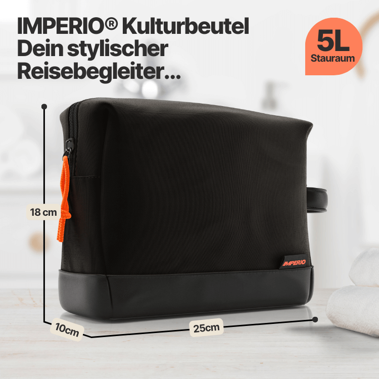 kulturbeutel mit 5l stauraum