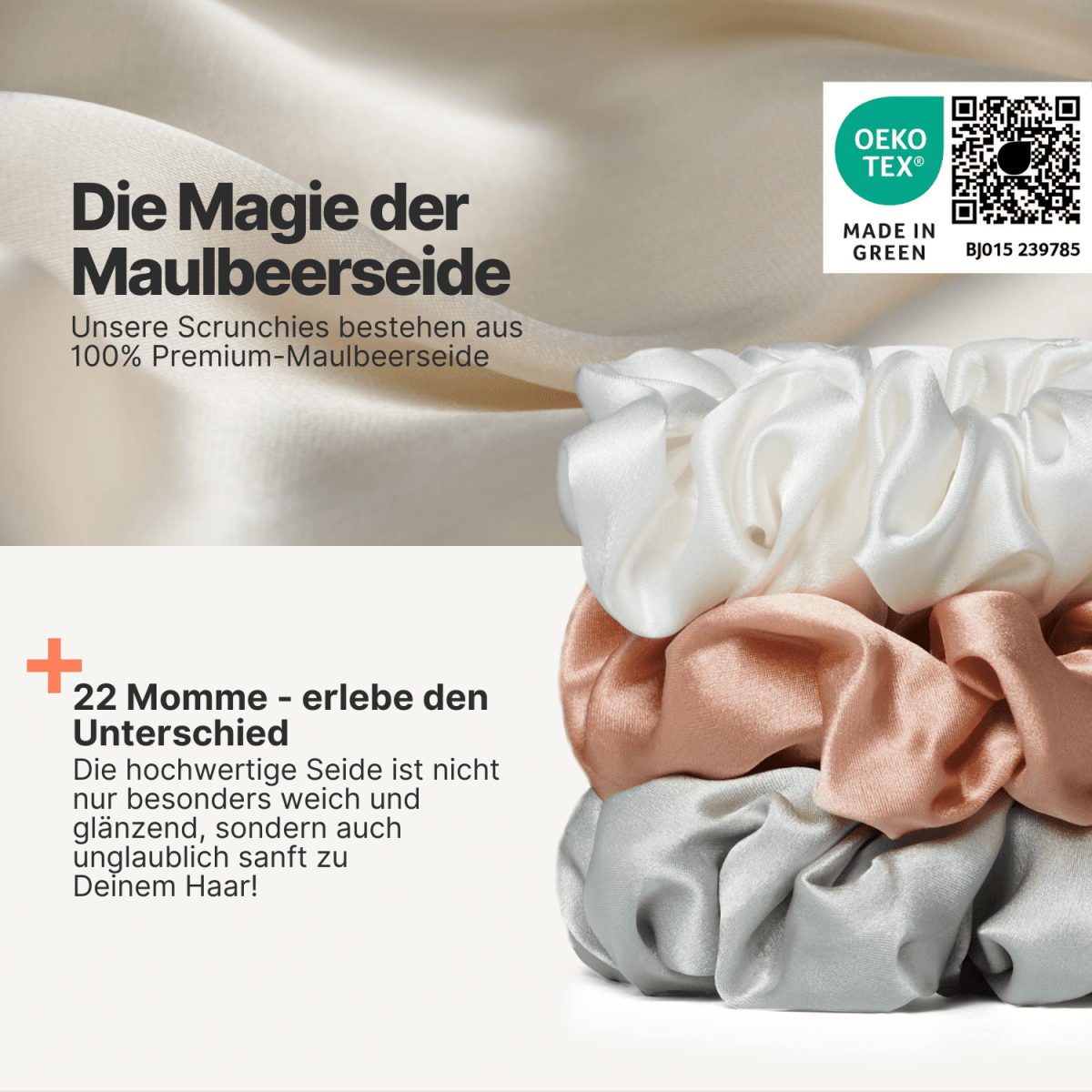 seidenhaargummis premium maulbeerseide