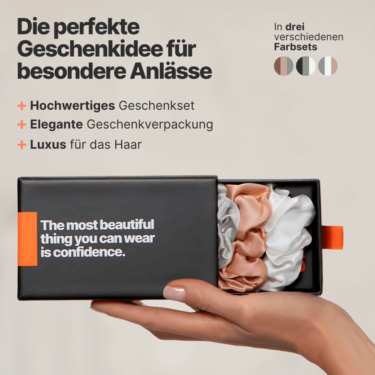 seiden scrunchies geschenkidee