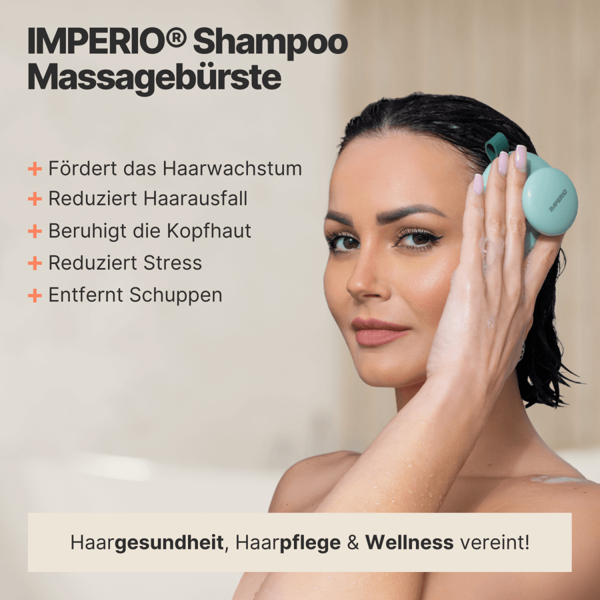 kopfhaut massagebürste fördert das haarwachstum