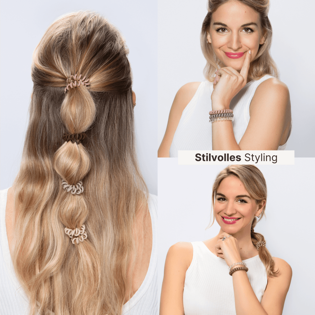 spiral haargummi stilvolles styling