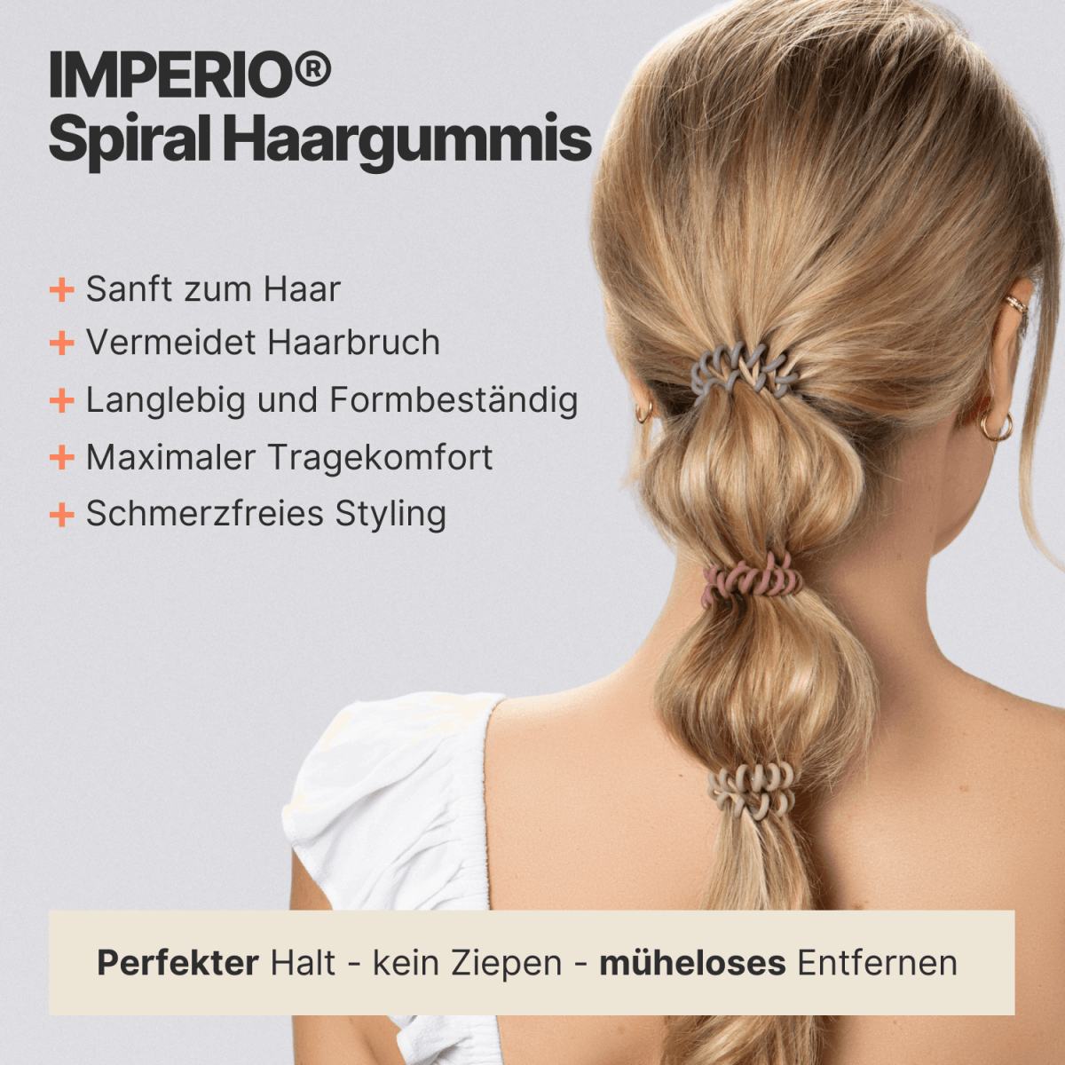spiral haargummi perfekter halt