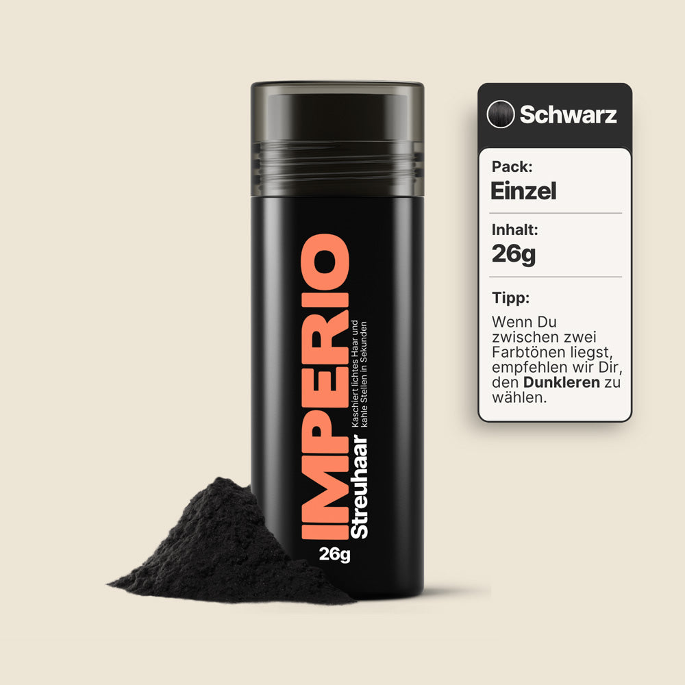 streuhaar dose schwarz