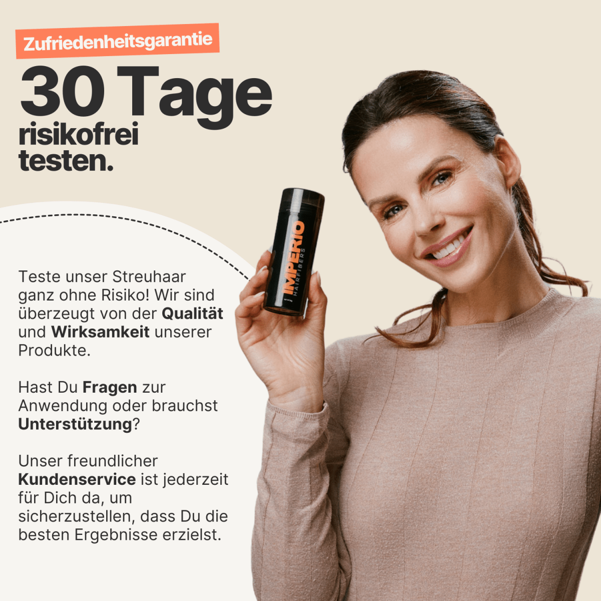 streuhaar zufriedenheitsgarantie