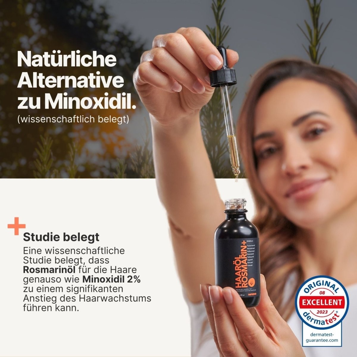 Kopfhaut Verwöhn - Set (Haaröl Rosmarin+, Haaröl Applikator, Shampoo Massagebürste) - IMPERIO COSMETICS
