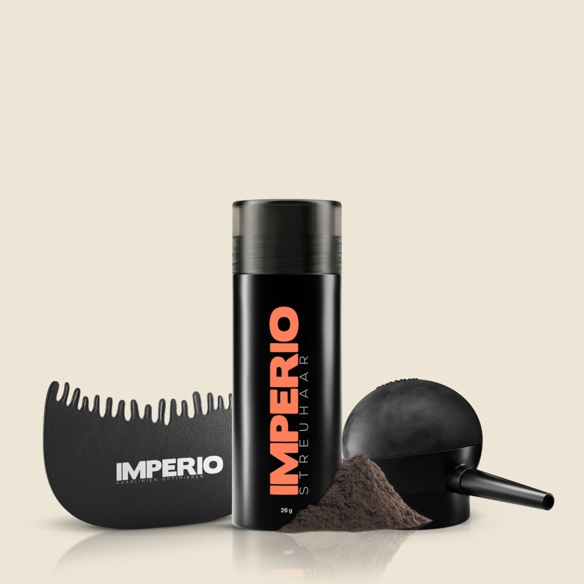 Streuhaar Präzisions - Set (Streuhaar, Applikator, Haarlinien Optimierer) - IMPERIO COSMETICS