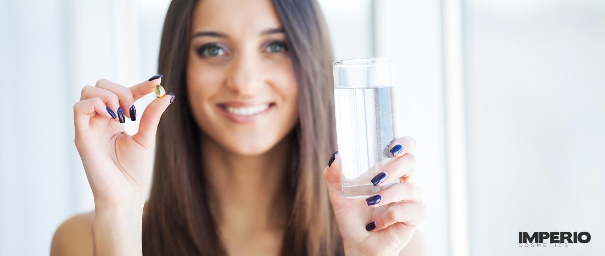 Haar Vitamine gegen Haarausfall, Spliss und schütteres Haar - was wirklich hilft und welche Nahrungsergänzungsmittel Sinn ergeben - IMPERIO COSMETICS