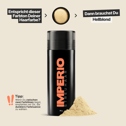 2 Dosen IMPERIO® Streuhaar + 1 Gratis Dose (Aktion) - IMPERIO COSMETICS