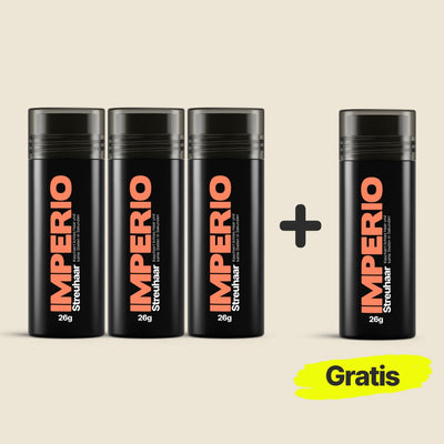 3 Dosen IMPERIO® Streuhaar + 1 Gratis Dose | (Sparangebot S) - IMPERIO COSMETICS