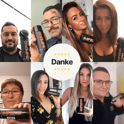 6 Dosen IMPERIO® Streuhaar + 2 Gratis Dosen | (Sparangebot M) - IMPERIO COSMETICS