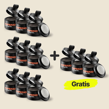 9 Dosen IMPERIO® Ansatzpuder + 3 Gratis Dosen | (Sparangebot L) - IMPERIO COSMETICS