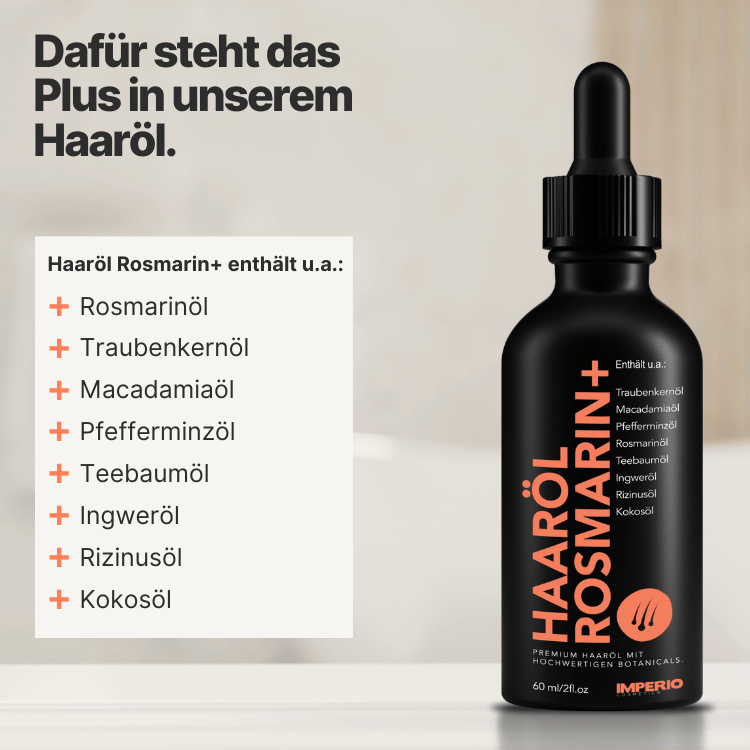 IMPERIO® Haaröl Rosmarin+ | Haarbooster-Kur
