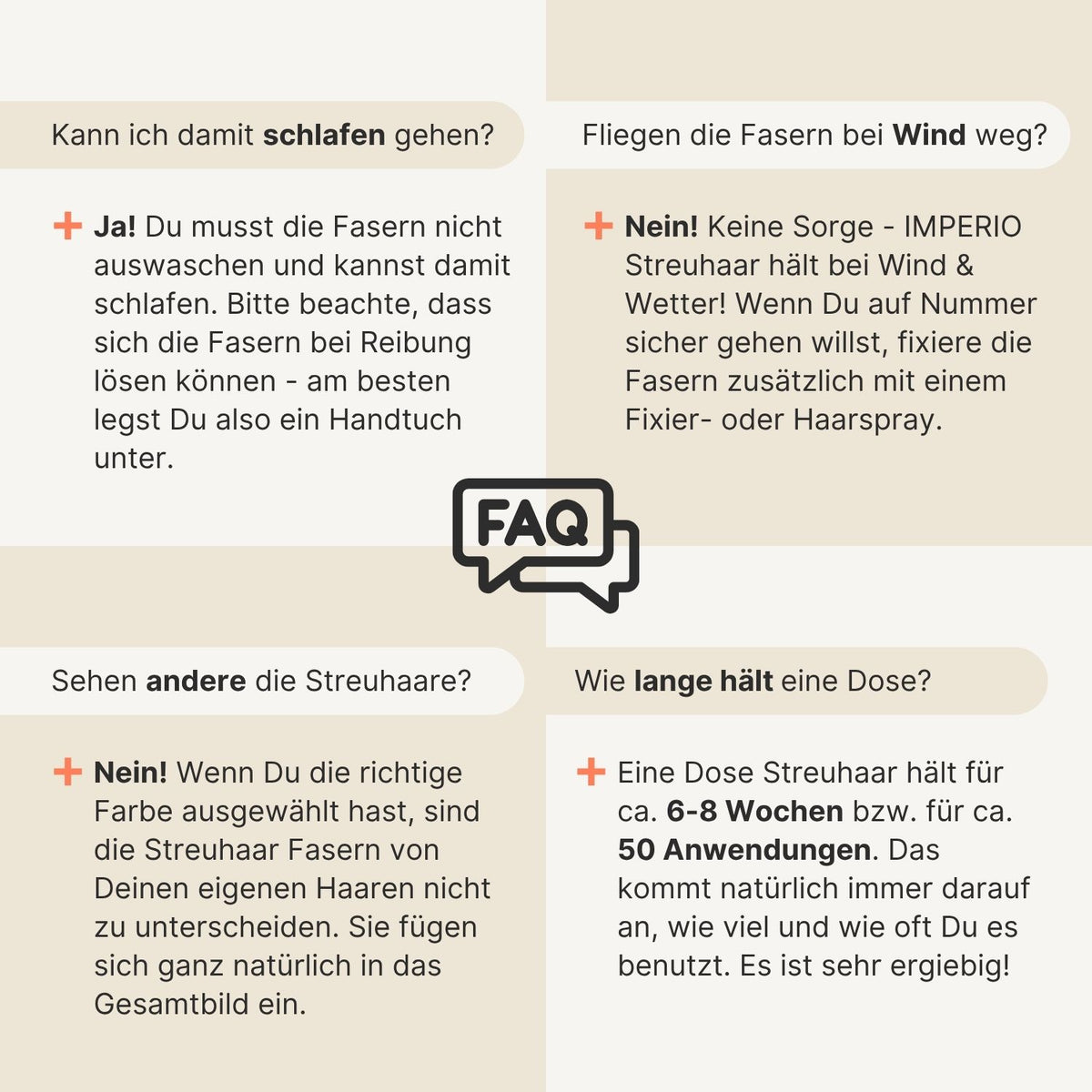 Streuhaar-Probe von IMPERIO® (5g)
