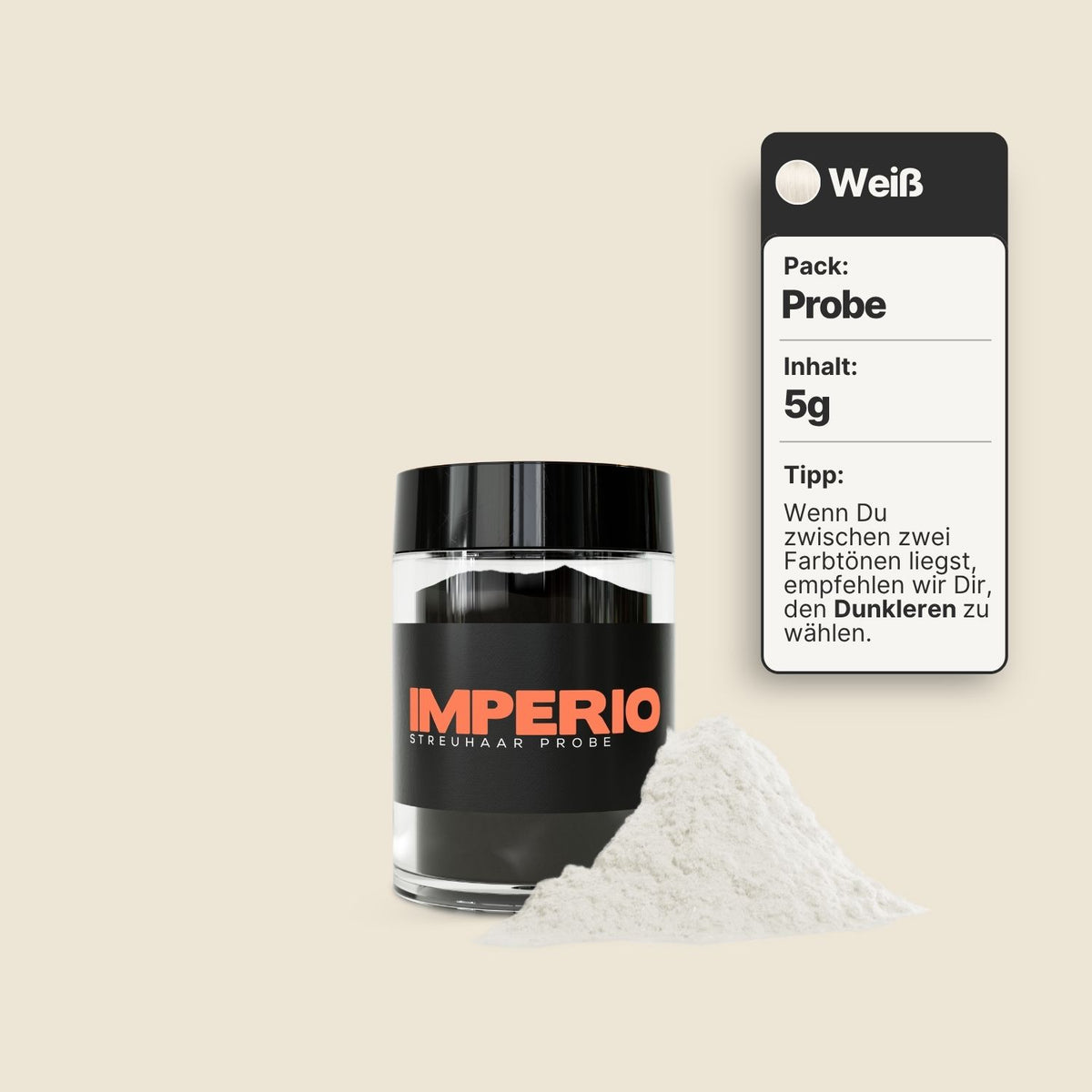 Streuhaar-Probe von IMPERIO® (5g)
