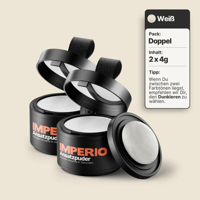 Ansatzpuder von IMPERIO® | Wasserfeste Qualität - IMPERIO COSMETICS