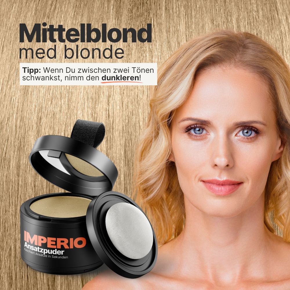 Ansatzpuder von IMPERIO® | Wasserfeste Qualität - IMPERIO COSMETICS