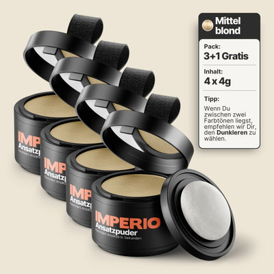 Ansatzpuder von IMPERIO® | Wasserfeste Qualität - IMPERIO COSMETICS
