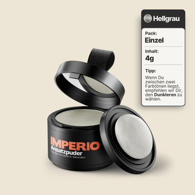 Ansatzpuder von IMPERIO® | Wasserfeste Qualität - IMPERIO COSMETICS