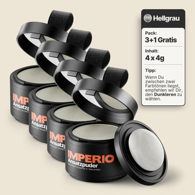 Ansatzpuder von IMPERIO® | Wasserfeste Qualität - IMPERIO COSMETICS