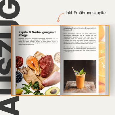 E - Book "Haarausfall Adios" - Die 1 zu 1 Anleitung zu vollem & gesundem Haar - IMPERIO COSMETICS