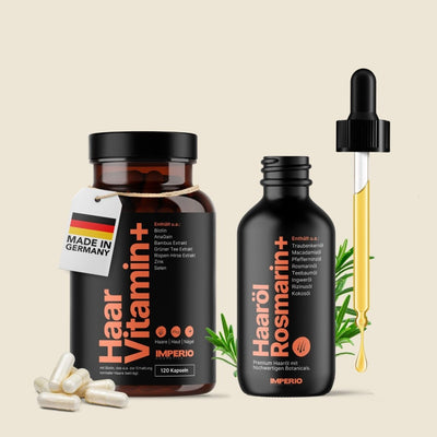 Haarvital - Set (Haarvitamin+, Haaröl Rosmarin+) - IMPERIO COSMETICS