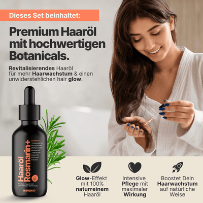 Haarvital - Set (Haarvitamin+, Haaröl Rosmarin+) - IMPERIO COSMETICS