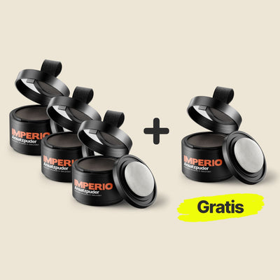 IMPERIO® 3 Dosen Ansatzpuder + 1 Gratis Dose | (Sparangebot) - IMPERIO COSMETICS