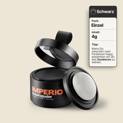 ansatzpuder dose schwarz