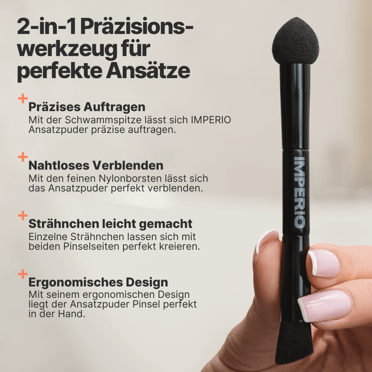 ansatz pinsel präzises auftragen