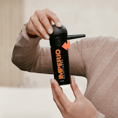 streuhaar applikator auf streuhaar dose